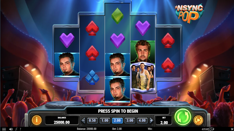 NSYNC Pop Slot Gameplay