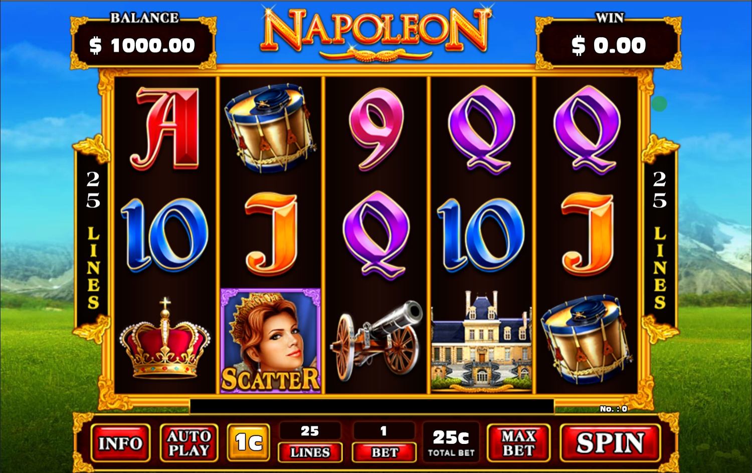 Napoleon Slot Gameplay