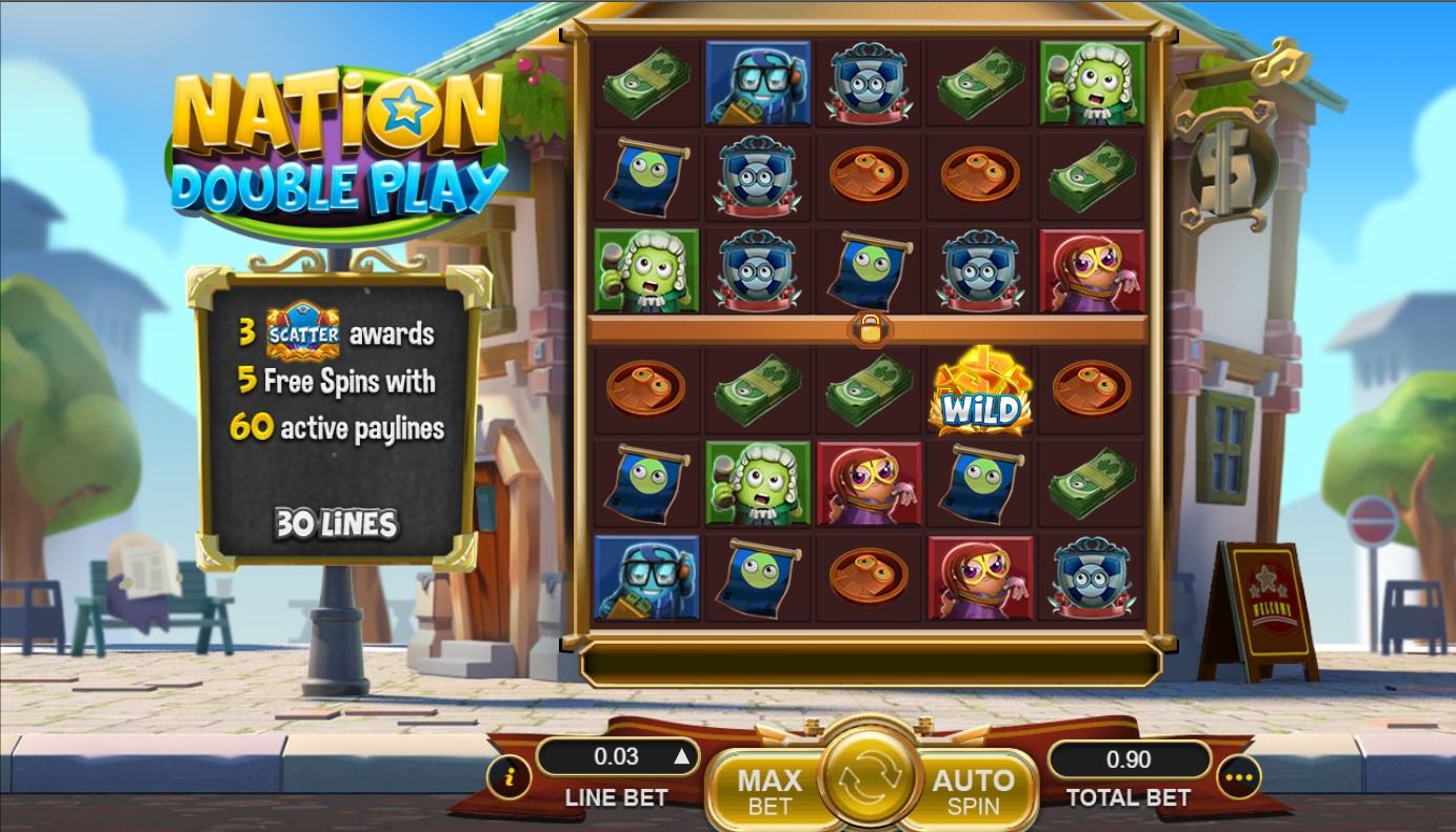 Nation Double Play Slot Gameplay