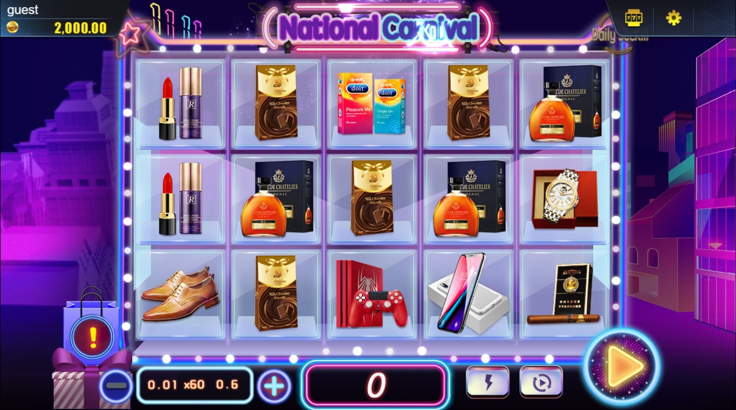 National Carnival Slot Gameplay