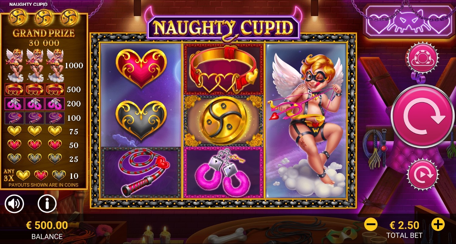 Naughty Cupid Slot Gameplay