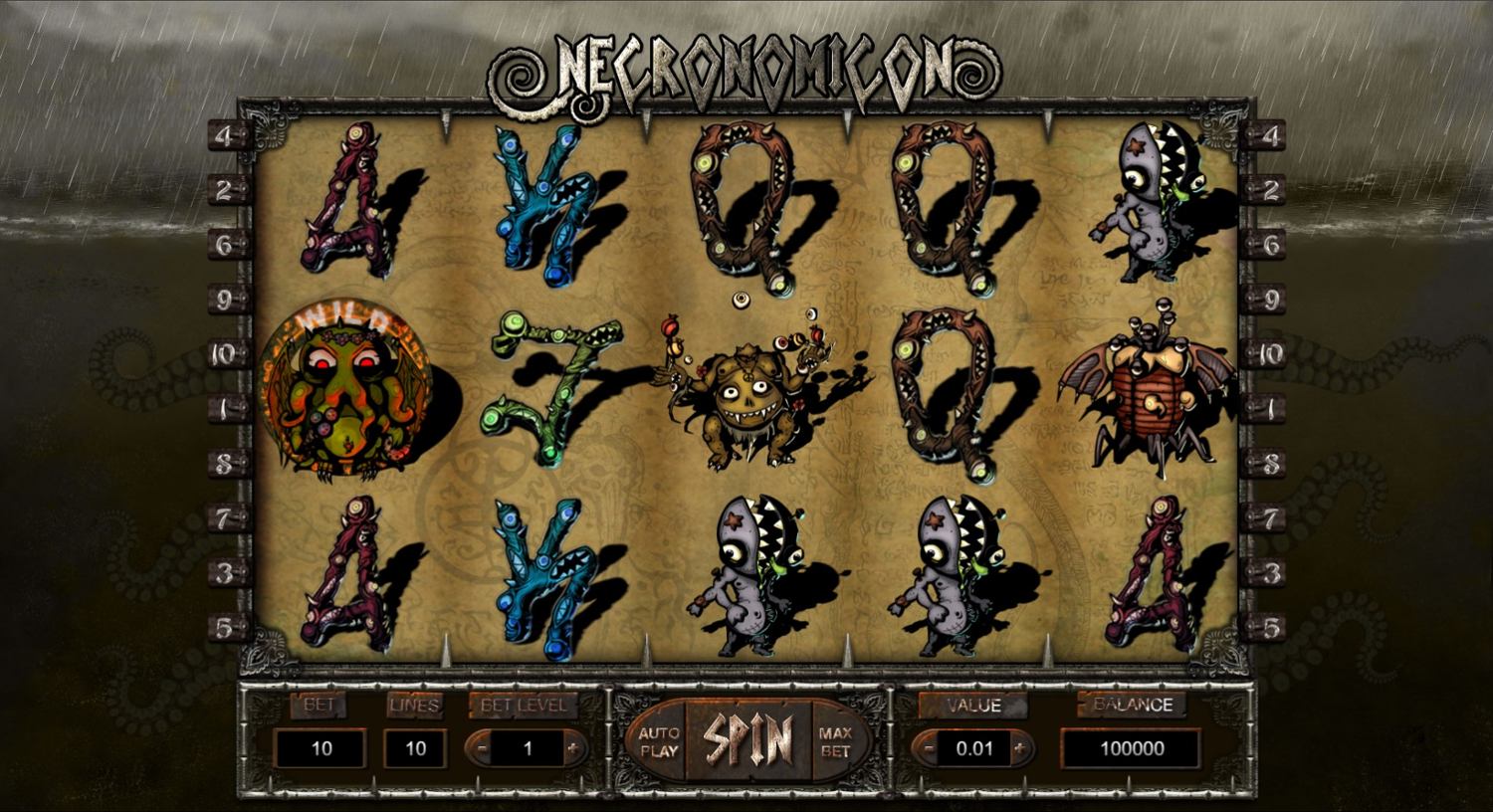 Necronomicon Slot Gameplay