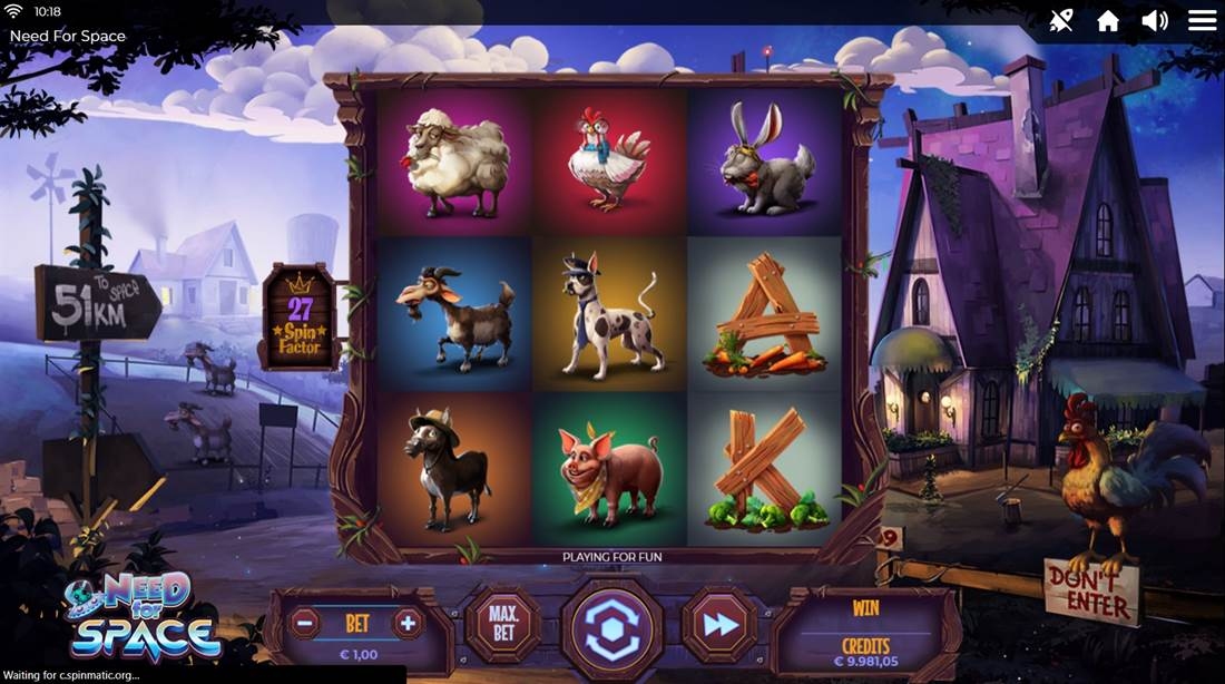 Need for Space Slot Gameplay