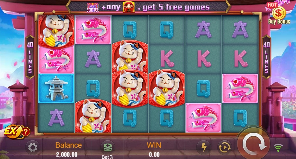 Neko Fortune Slot Gameplay