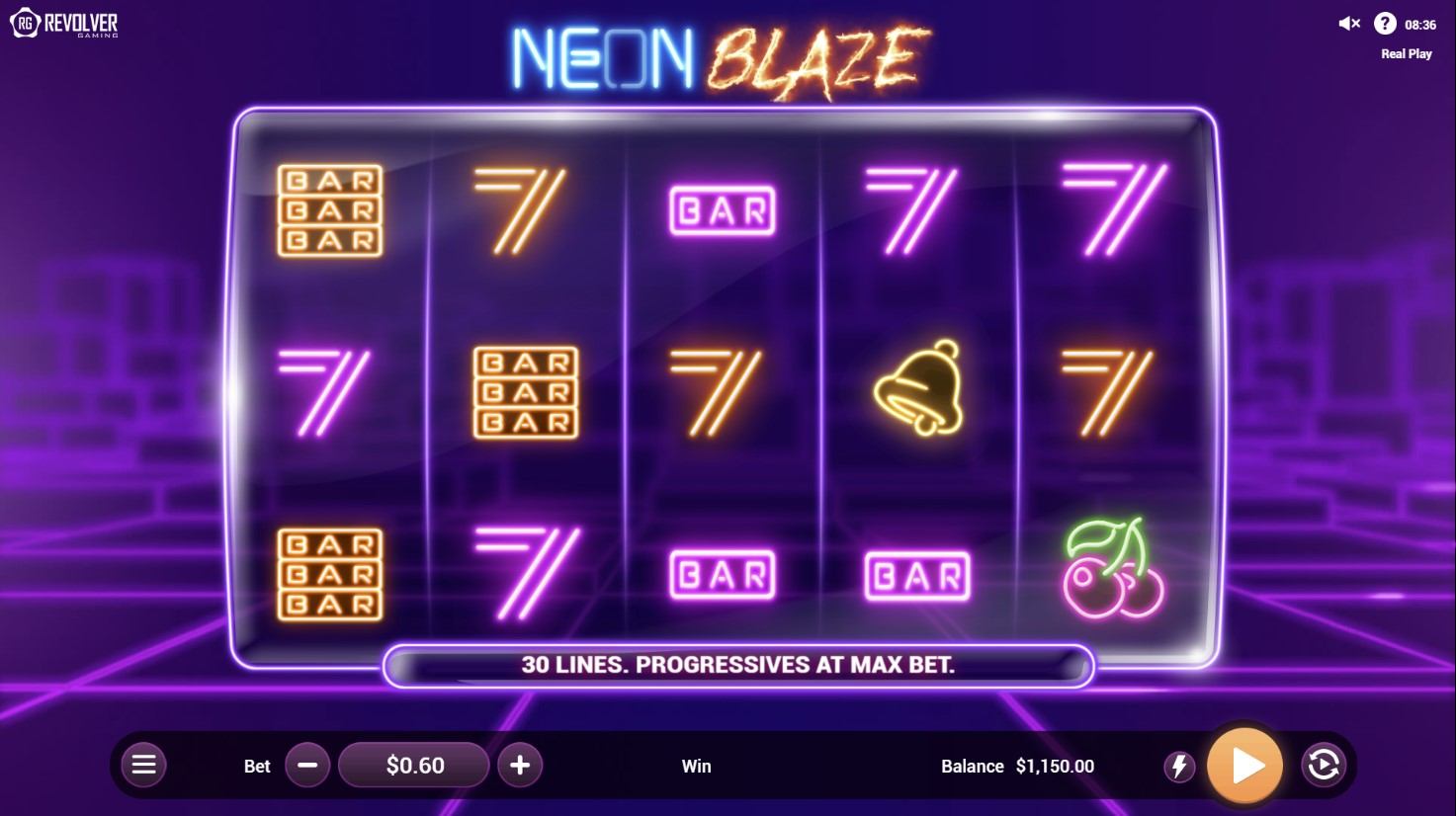 Neon Blaze Slot Gameplay