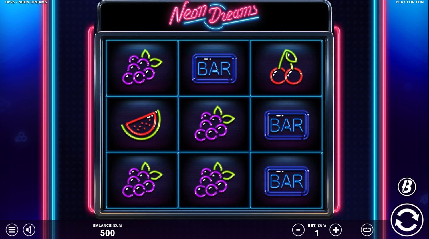 Neon Dreams Slot Gameplay