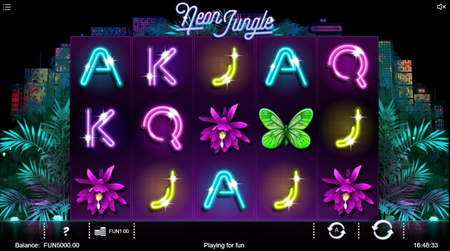 Neon Jungle Slot Gameplay