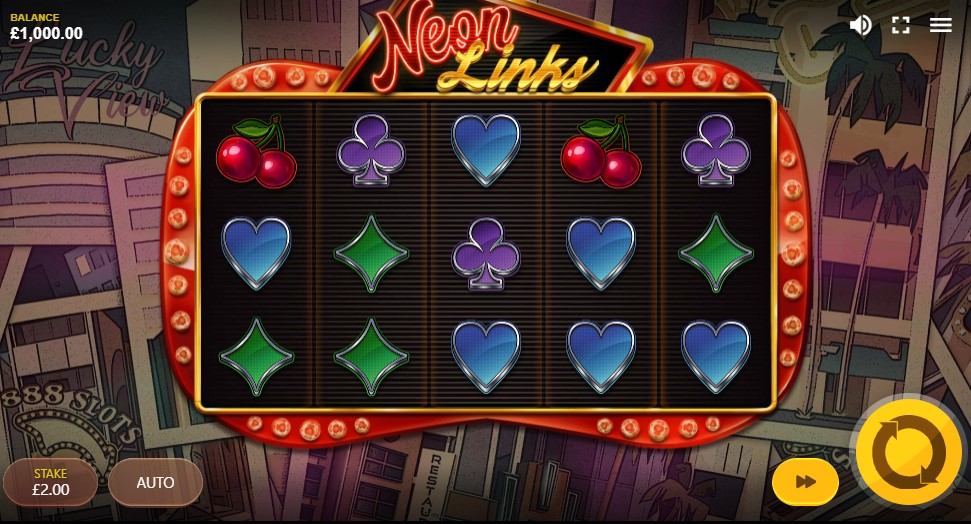 Neon Links Slot Gameplay