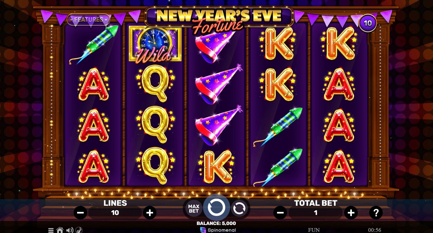 New Year's Eve Fortune Slot Gameplay