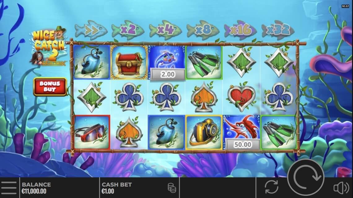 Nice Catch 2 DoubleMax Slot Gameplay