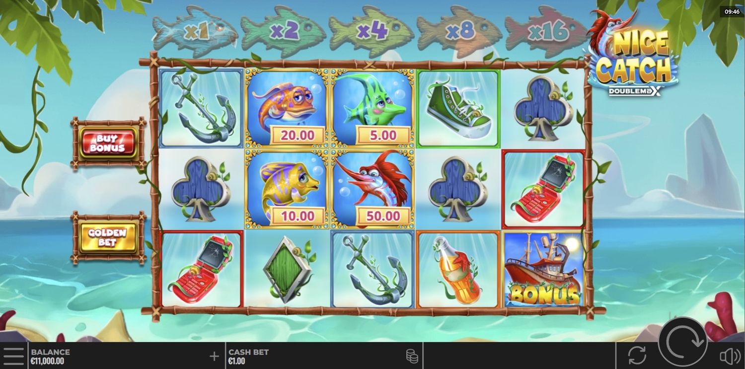Nice Catch DoubleMax Slot Gameplay