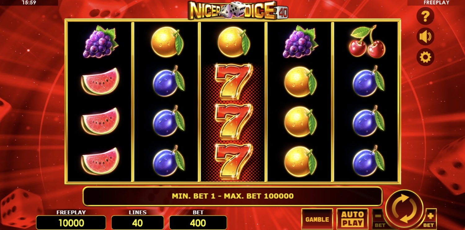 Nicer Dice 40 Slot Gameplay