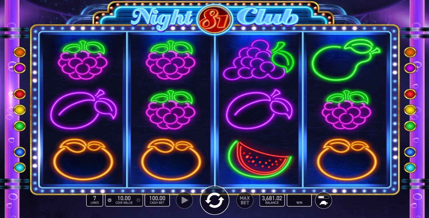 Night 81 Club Slot Gameplay