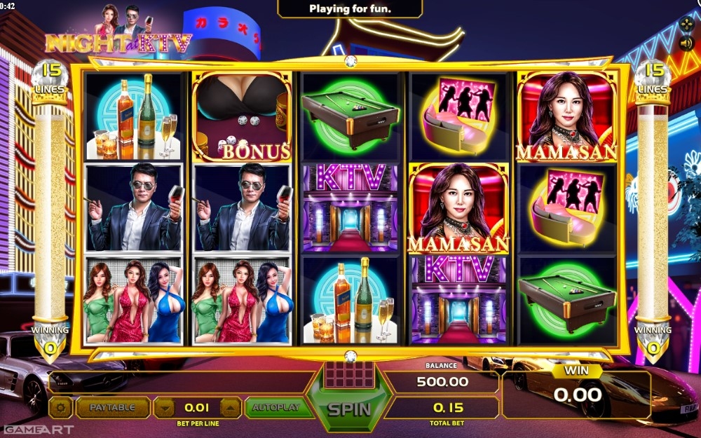 Night at KTV Slot Gameplay