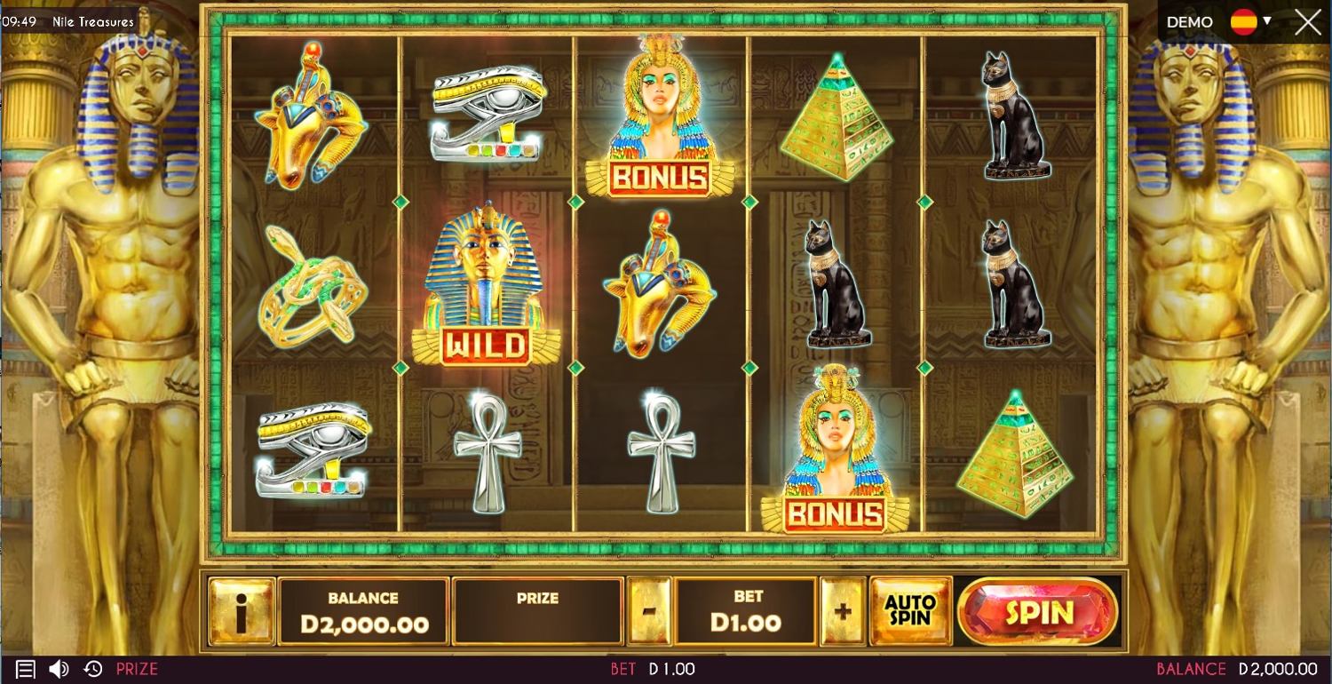 Nile Treasures Slot Gameplay