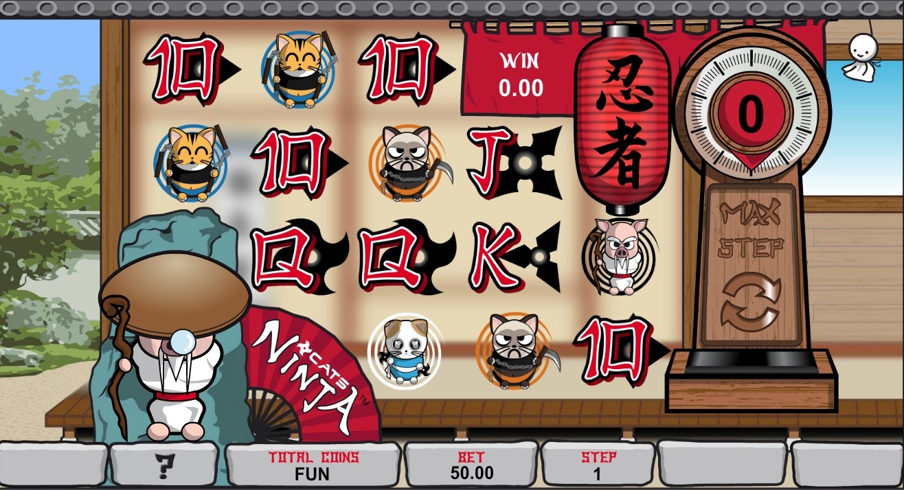 Ninja Cats Slot Gameplay