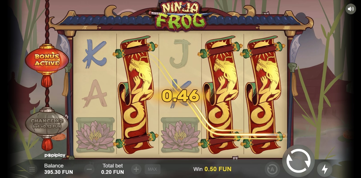 Ninja Frog Slot Gameplay