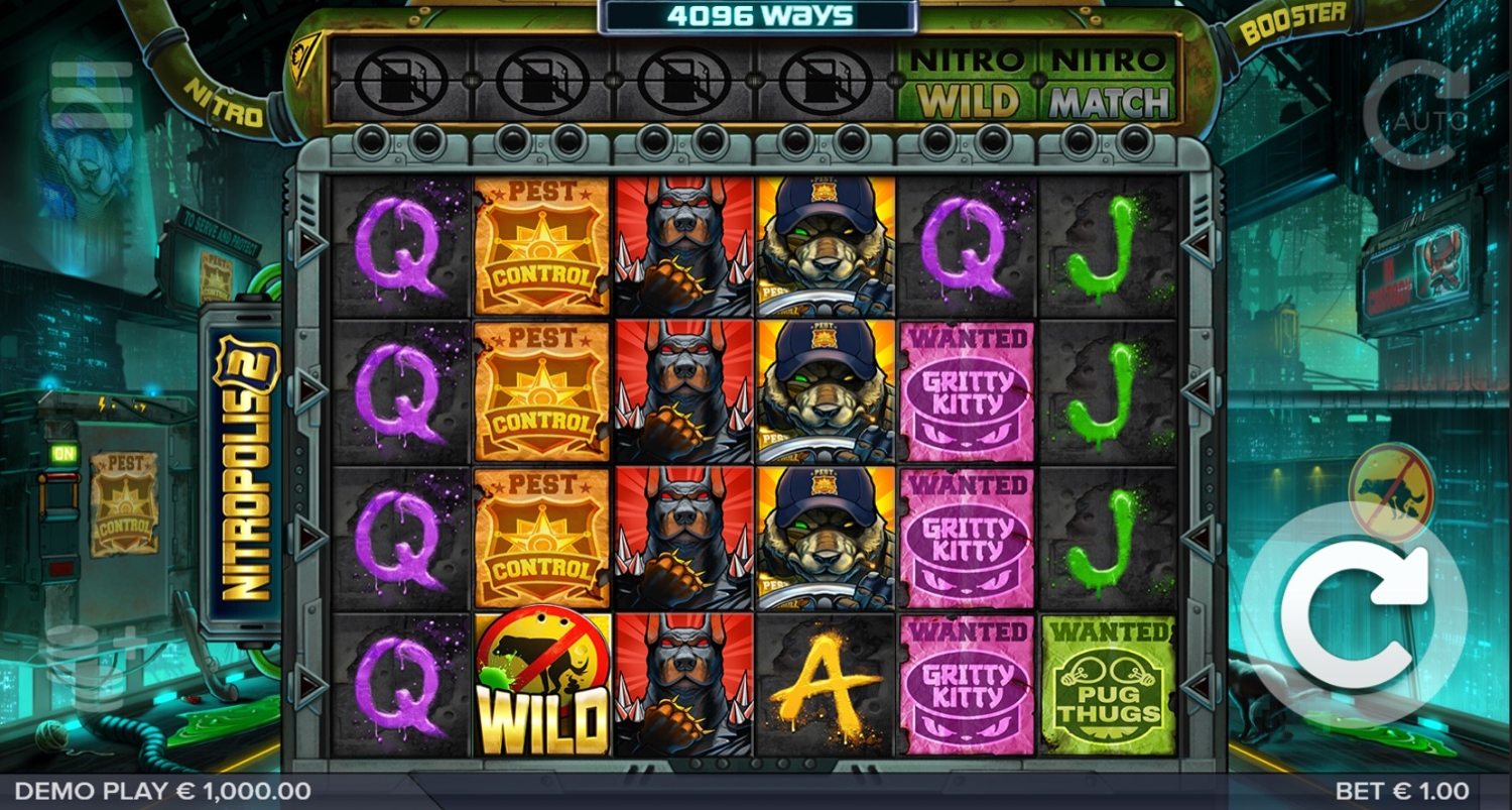 Nitropolis 2 Slot Gameplay