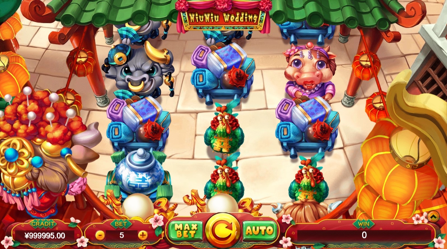 Niu Niu Wedding Slot Gameplay