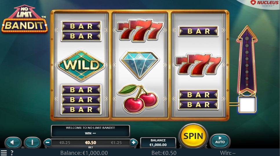 No Limit Bandit Slot Gameplay