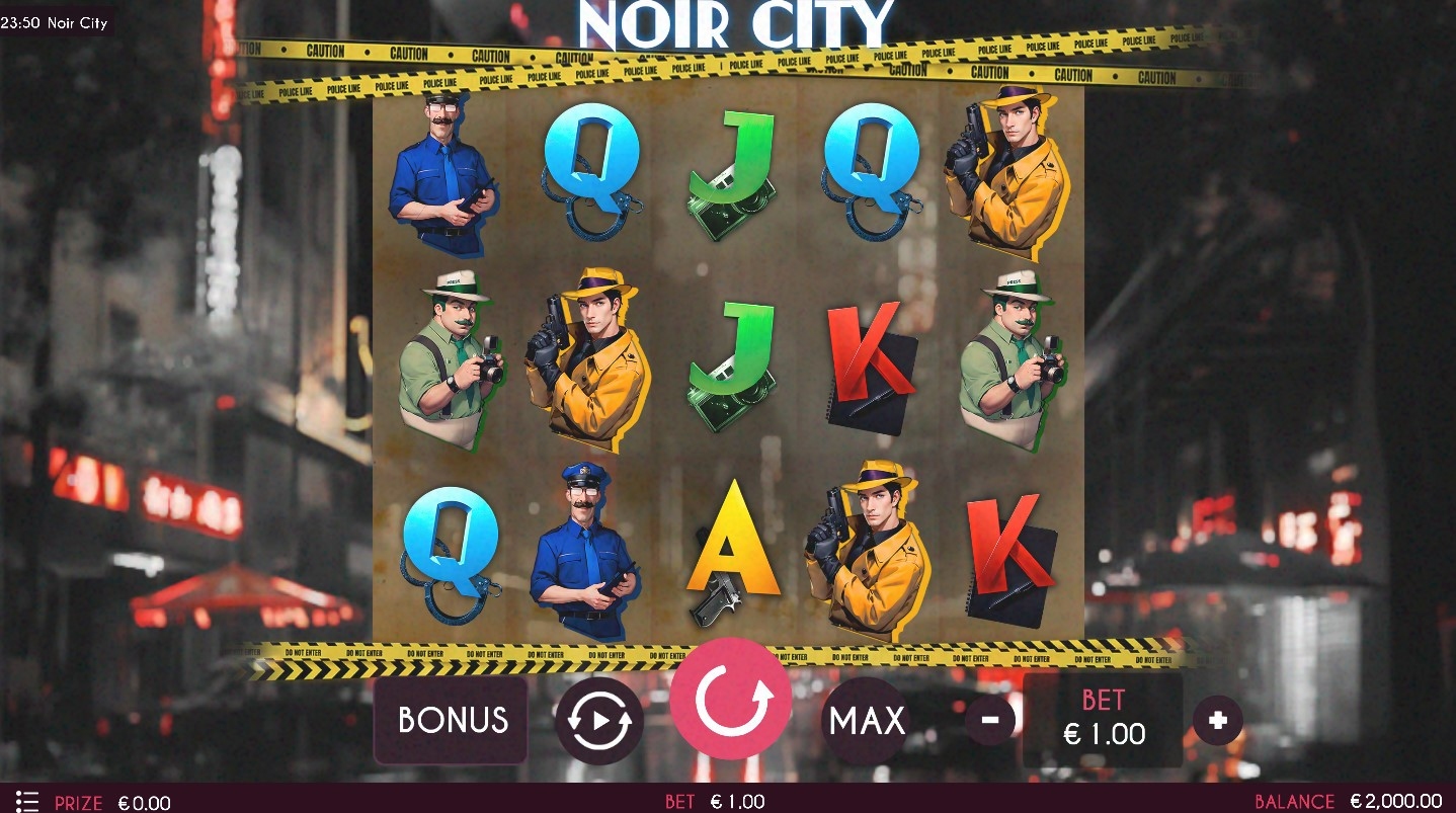 Noir City Slot Gameplay