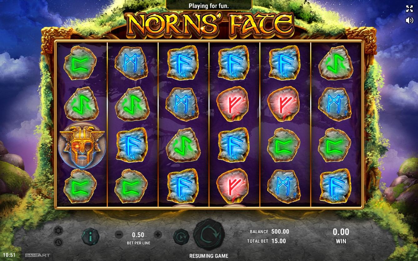 Norns' Face Slot Gameplay