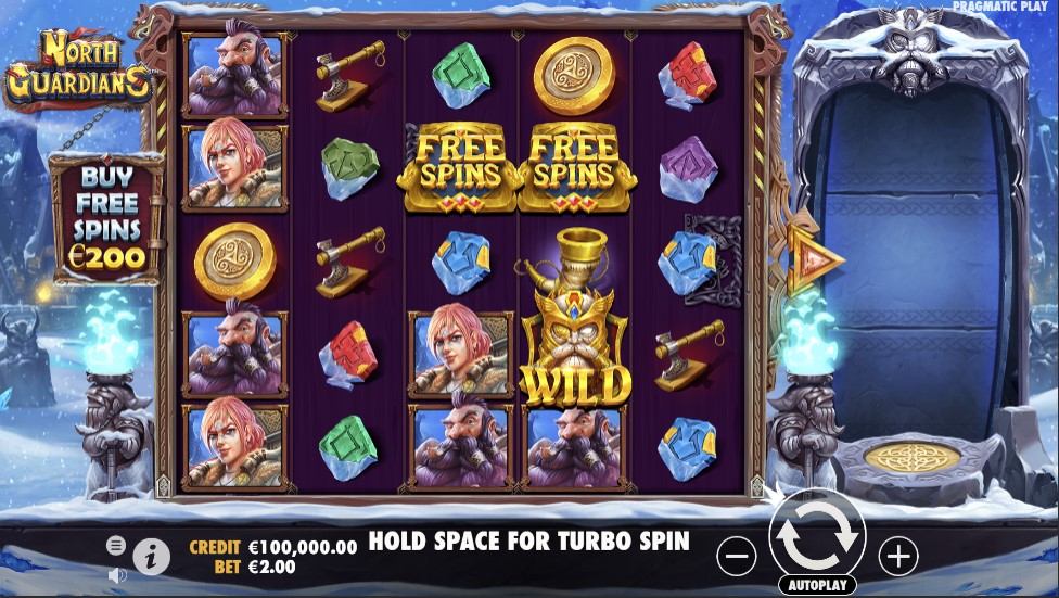 North Guardians Slot Gameplay