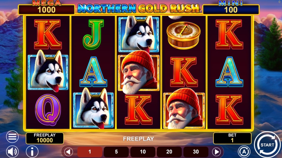Northern Gold Rush Slot Gameplay