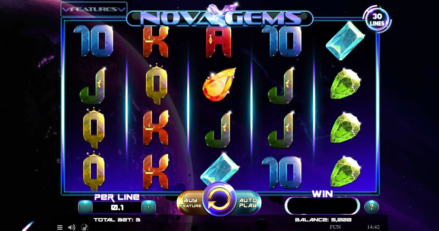 Nova Gems Slot Gameplay