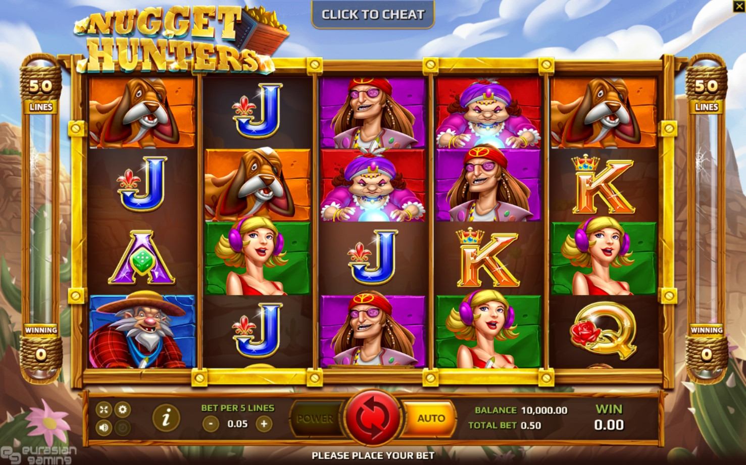 Nugget Hunters Slot Gameplay