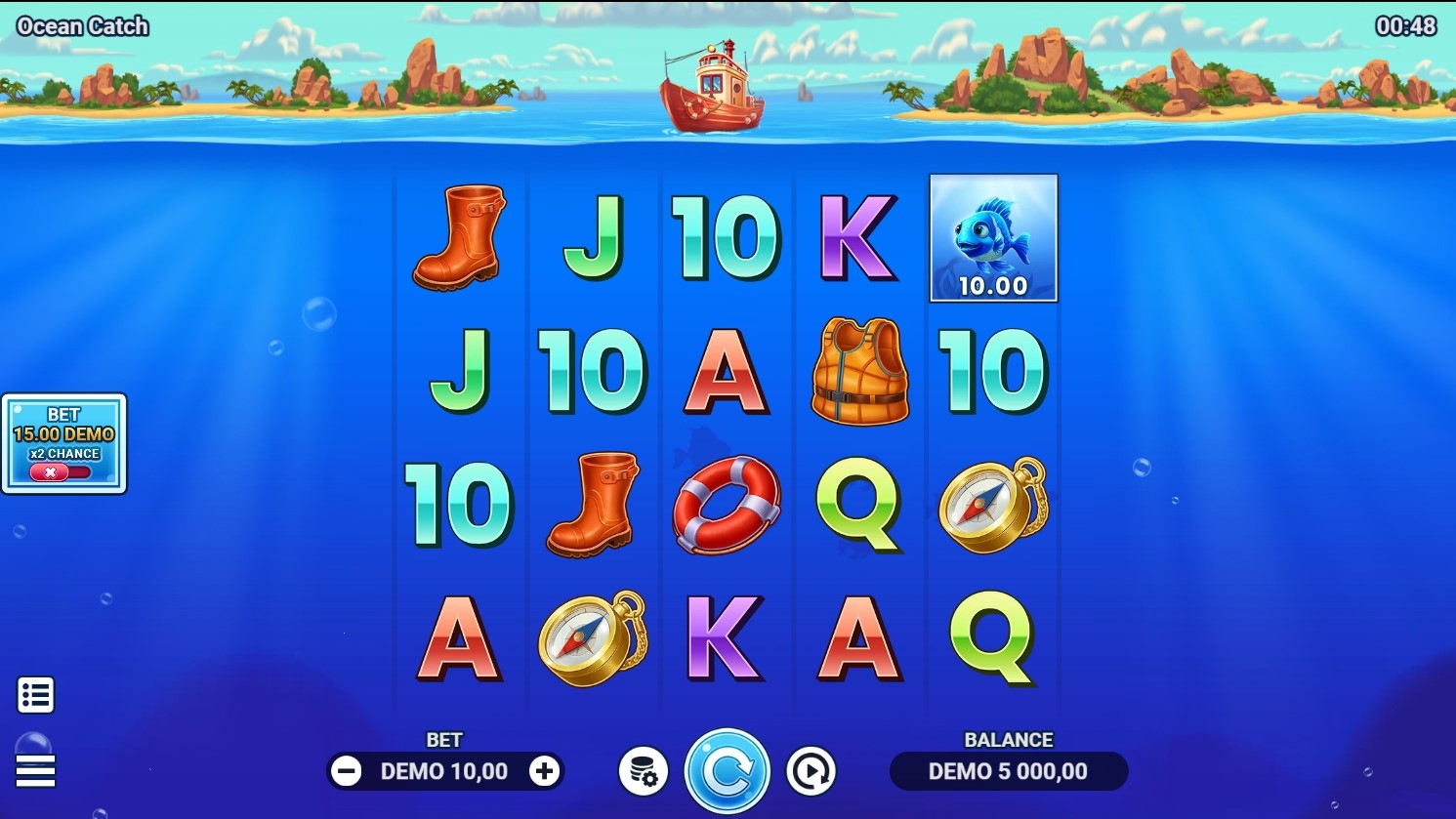 Ocean Catch Slot Gameplay