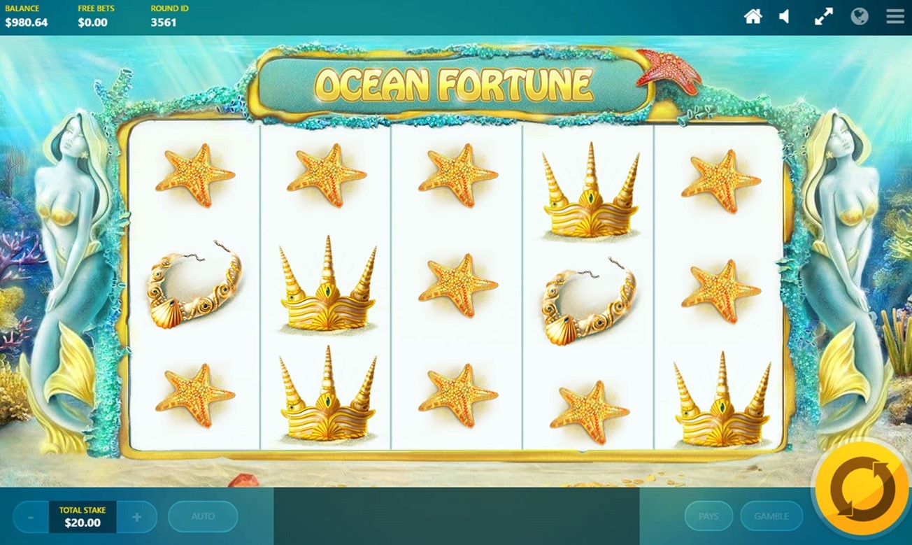 Ocean Fortune Slot Gameplay