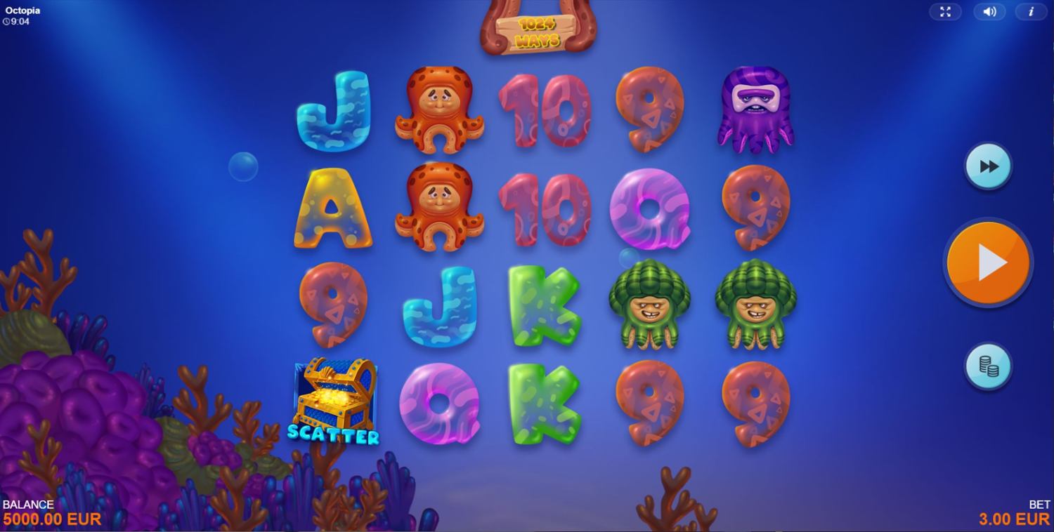 Octopia Slot Gameplay