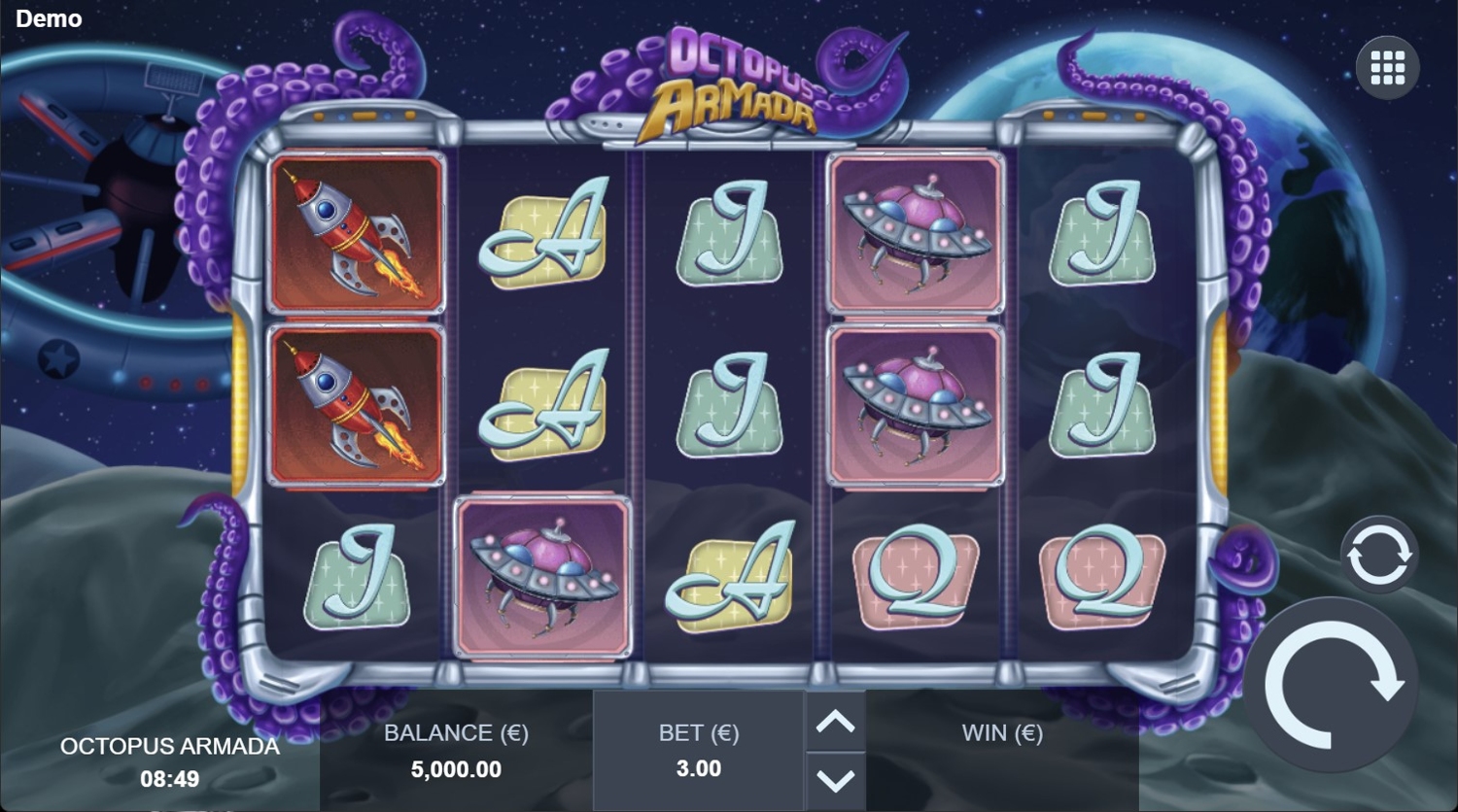 Octopus Armada Slot Gameplay