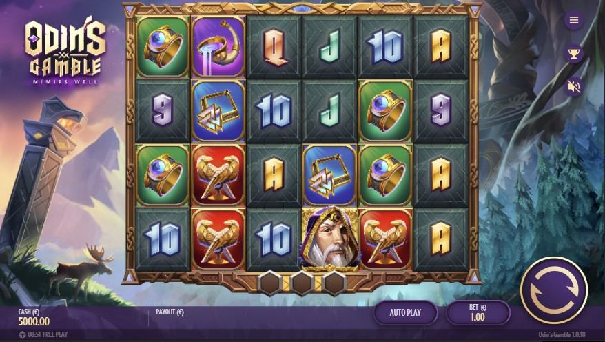 Odin's Gamble Slot Gameplay