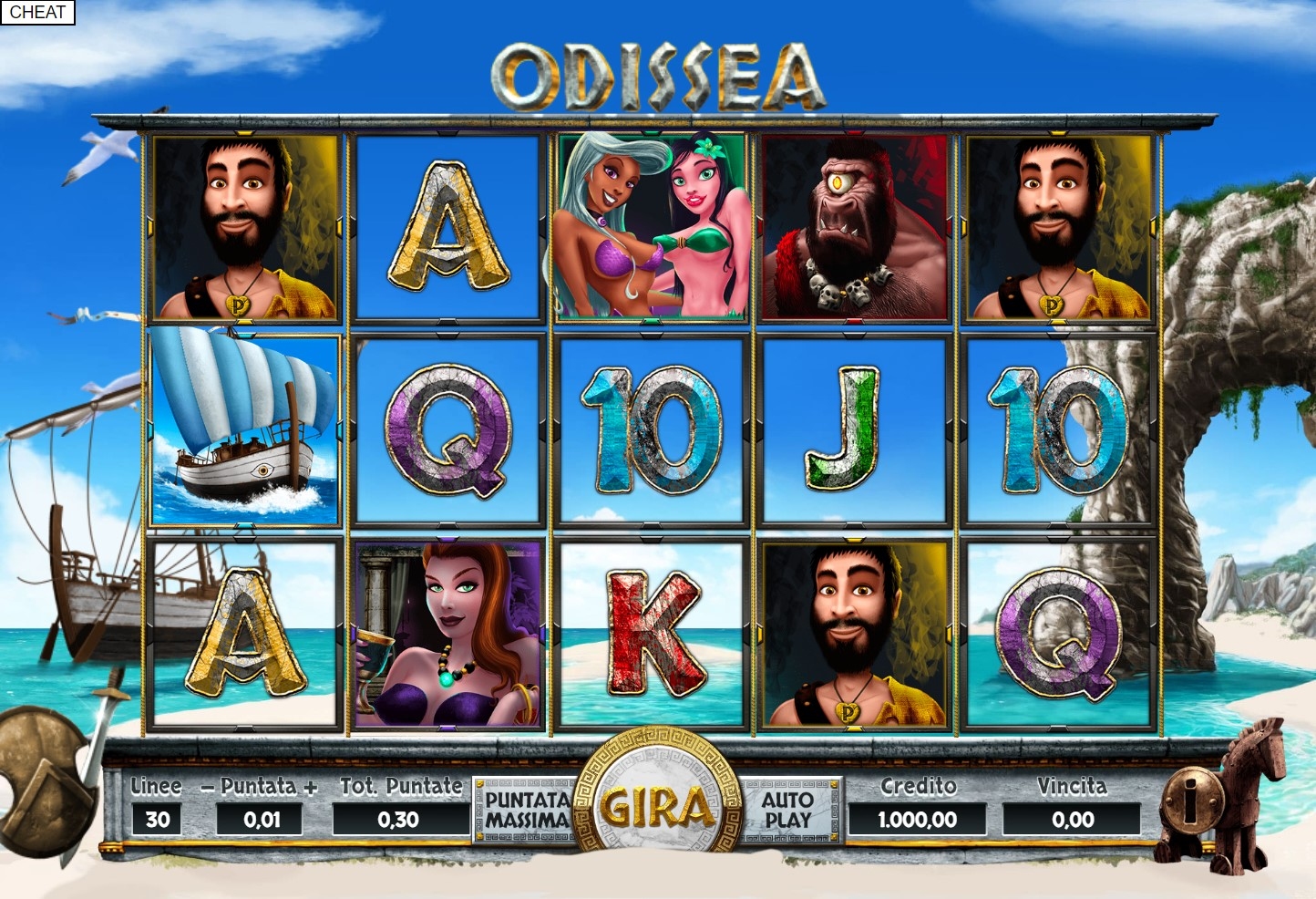 Odissea Slot Gameplay