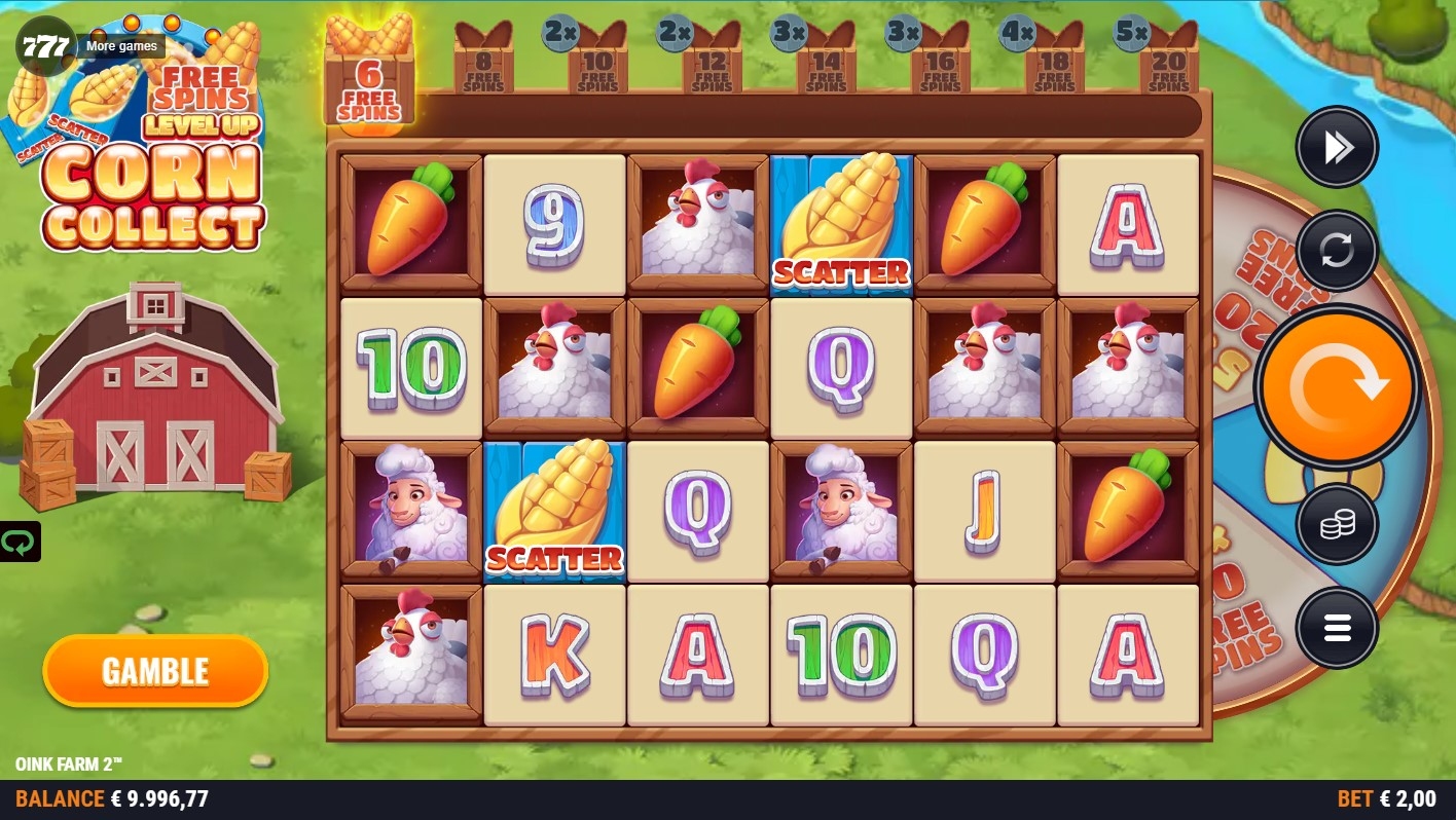 Oink Farm 2 Slot Gameplay