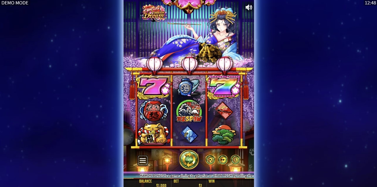 Oiran Dream Slot Gameplay