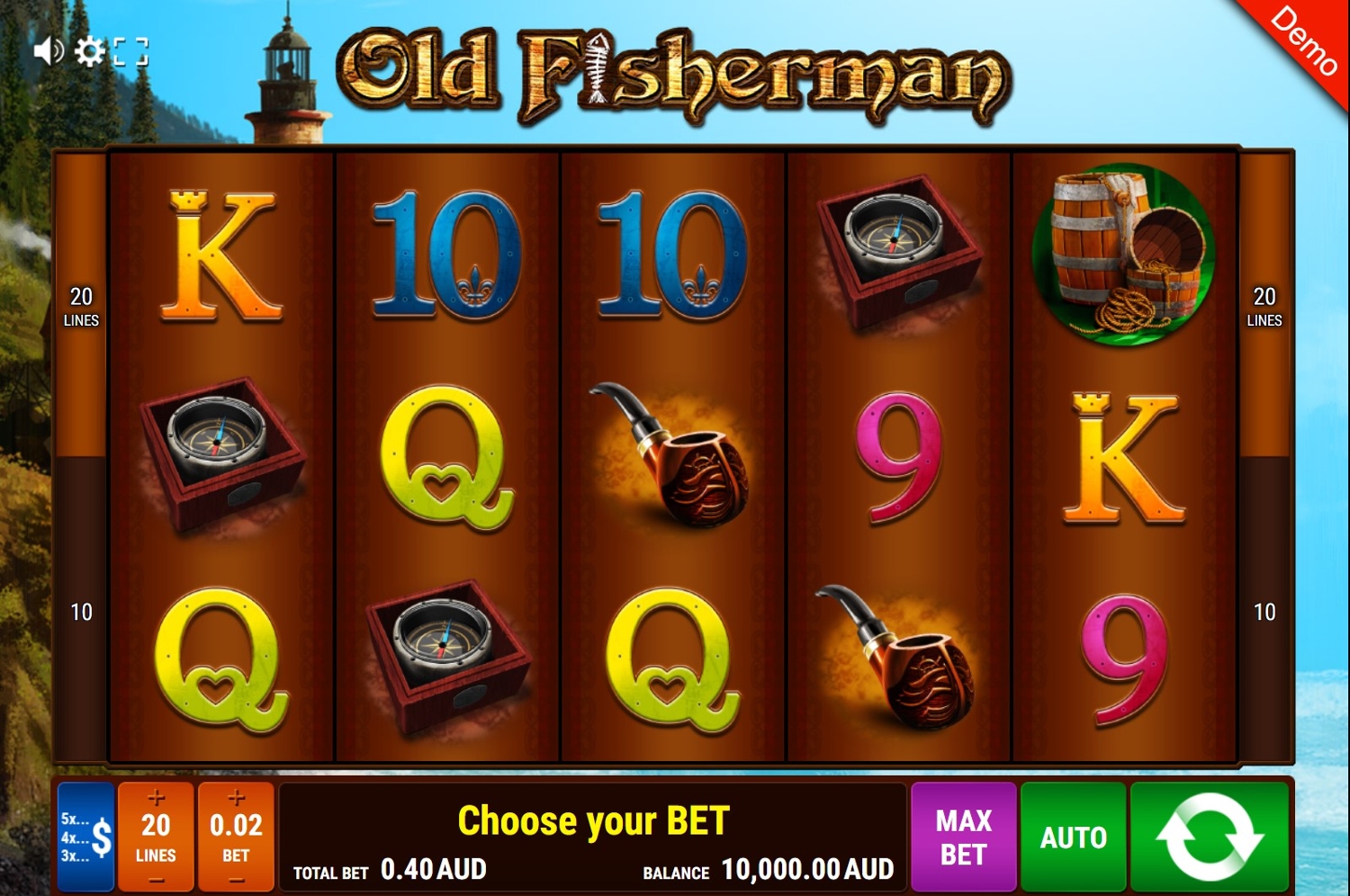 Old Fisherman Slot Gameplay