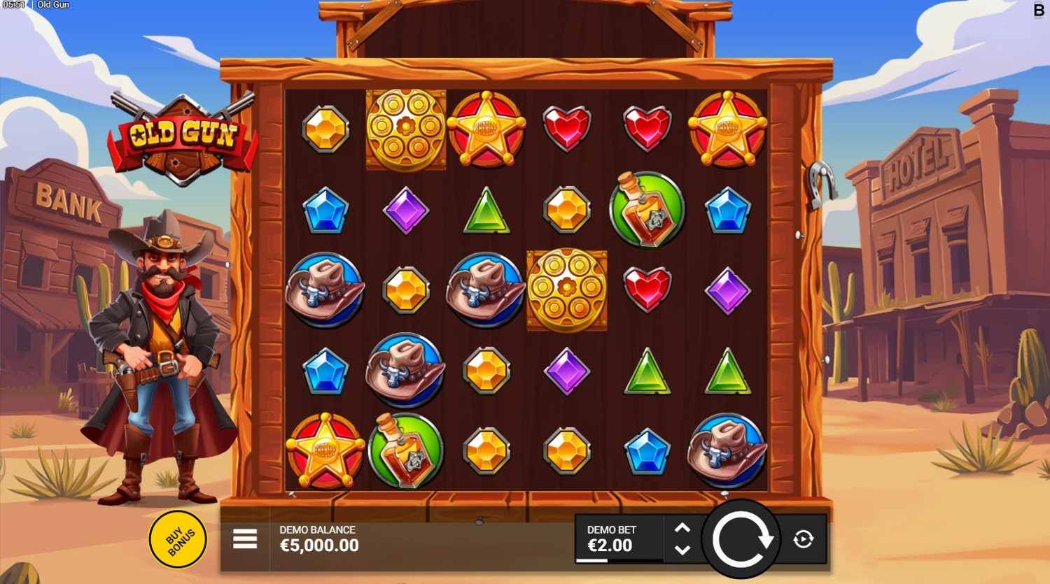 Old Gun Slot Gameplay