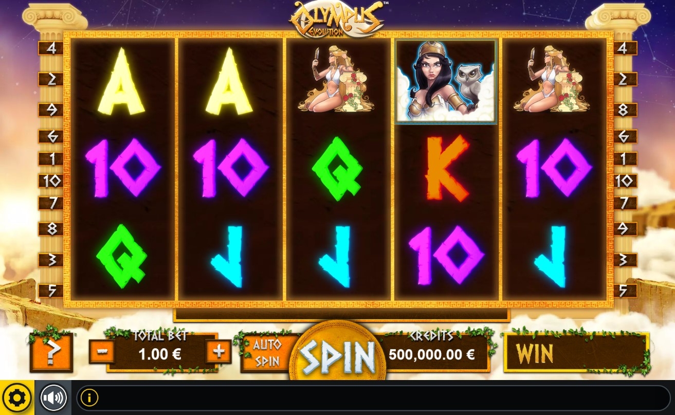 Olympus Evolution Slot Gameplay