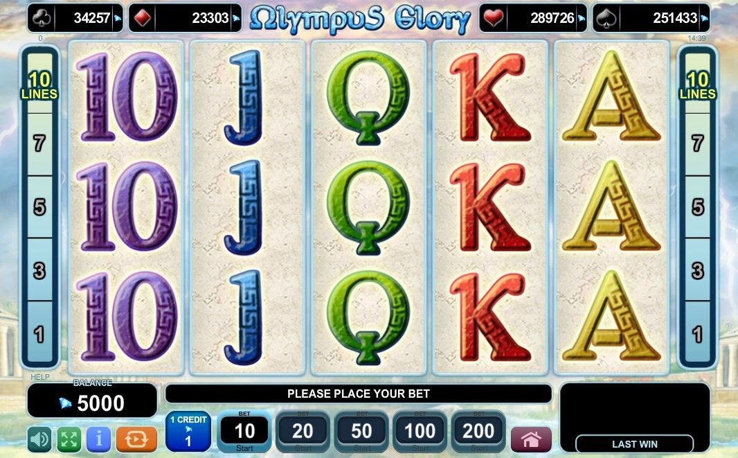 Olympus Glory Slot Gameplay