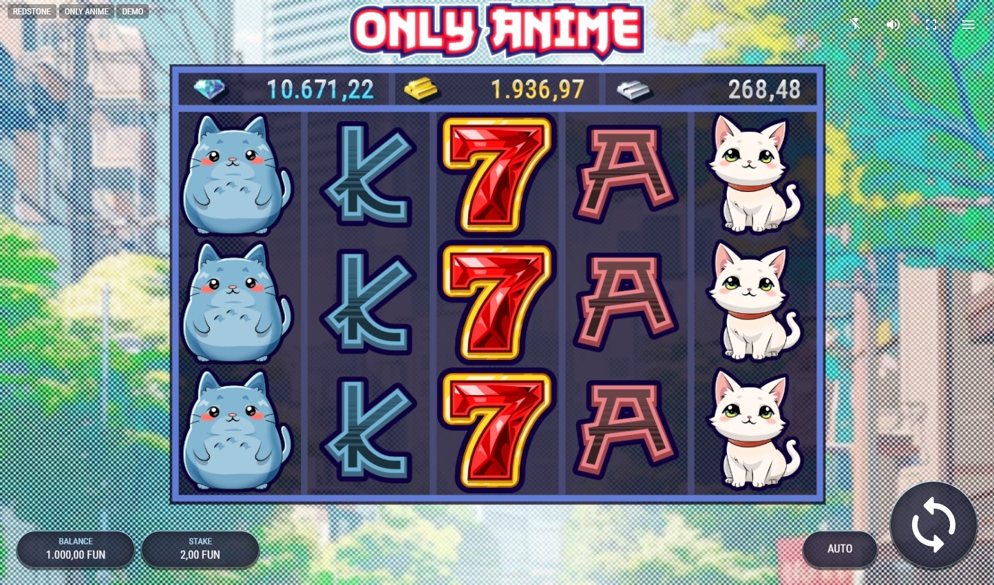 Only Anime Slot Gameplay