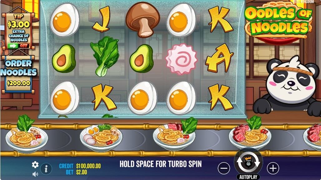 Oodles of Noodles Slot Gameplay