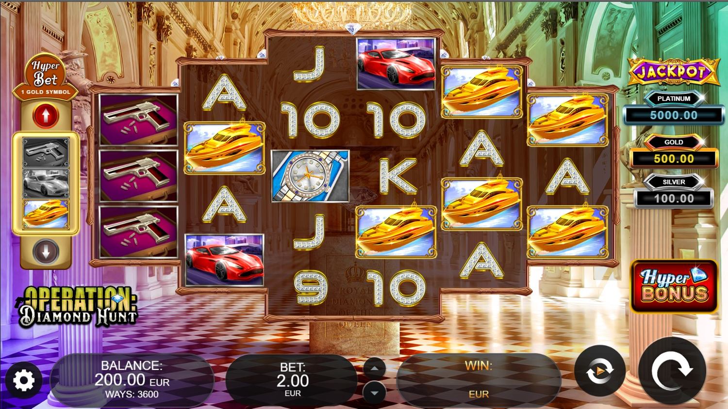 Operation Diamond Hunt Slot Gameplay