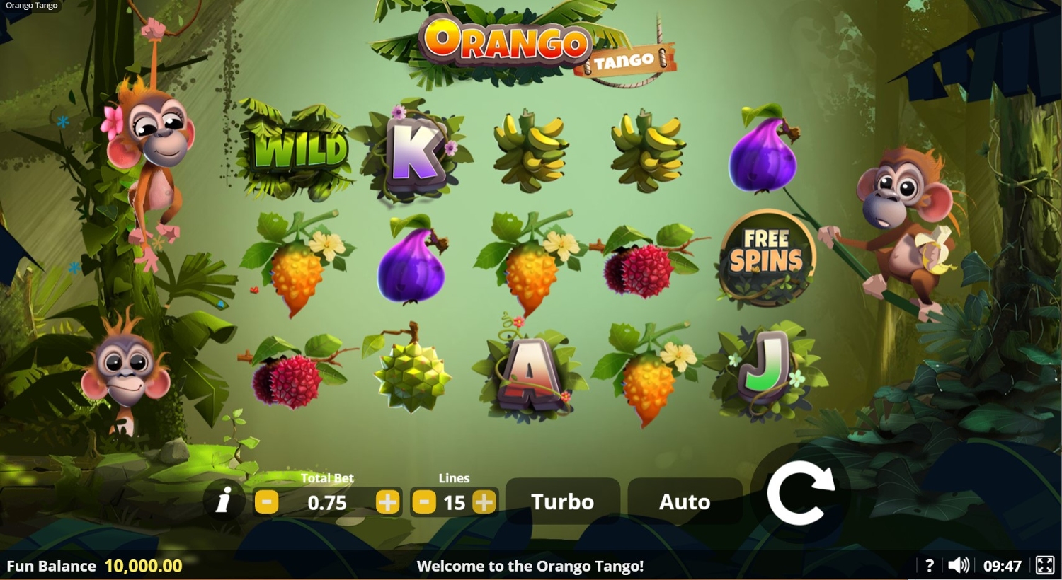 Orango Tango Slot Gameplay
