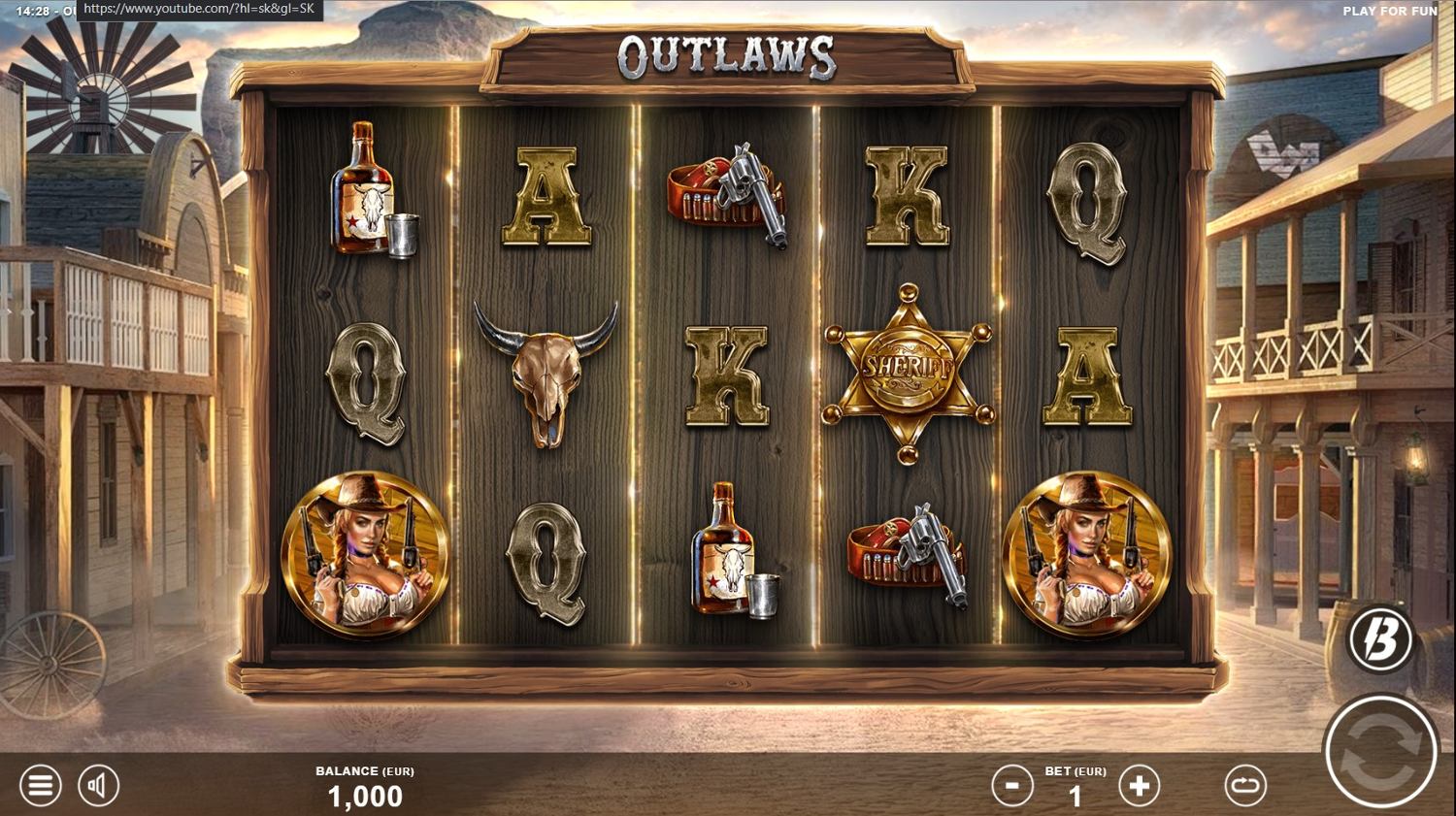 Outlaws Slot Gameplay