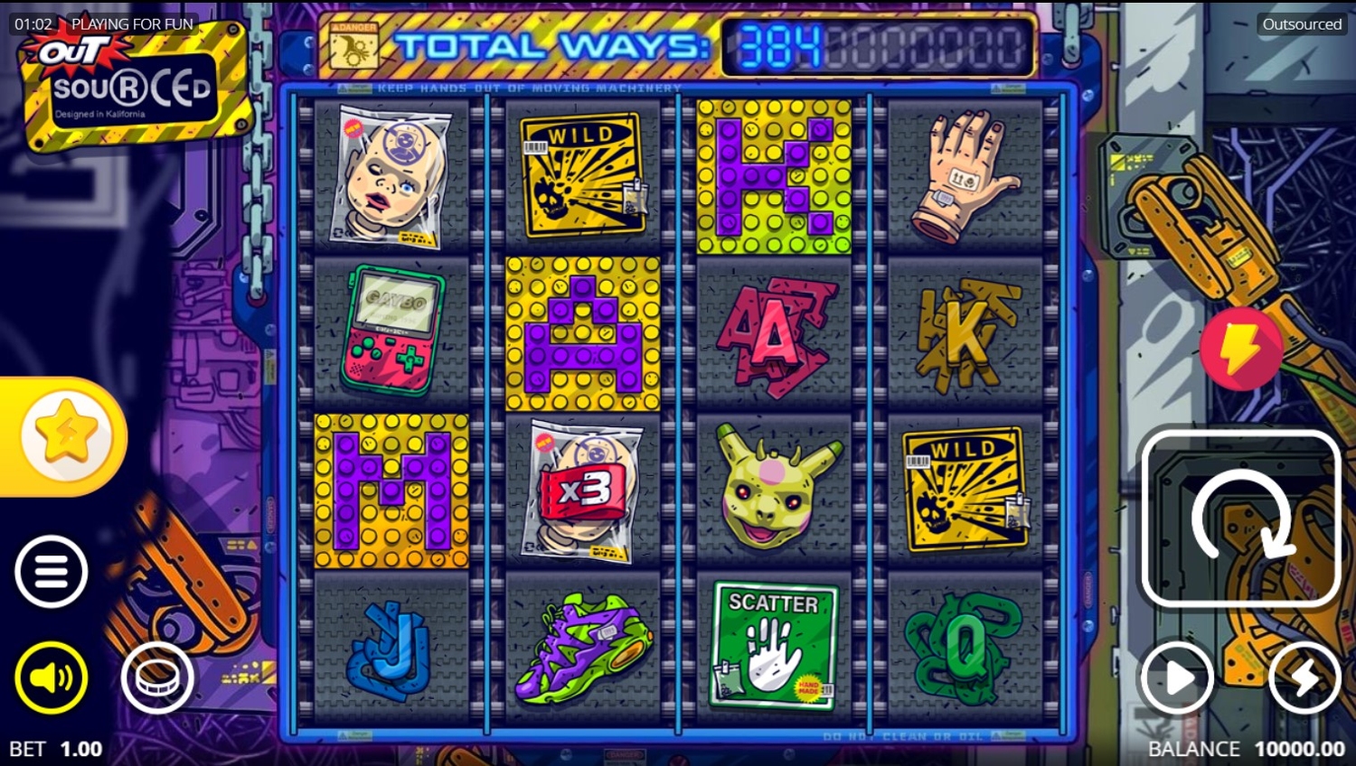 Outsourced Slot Gameplay