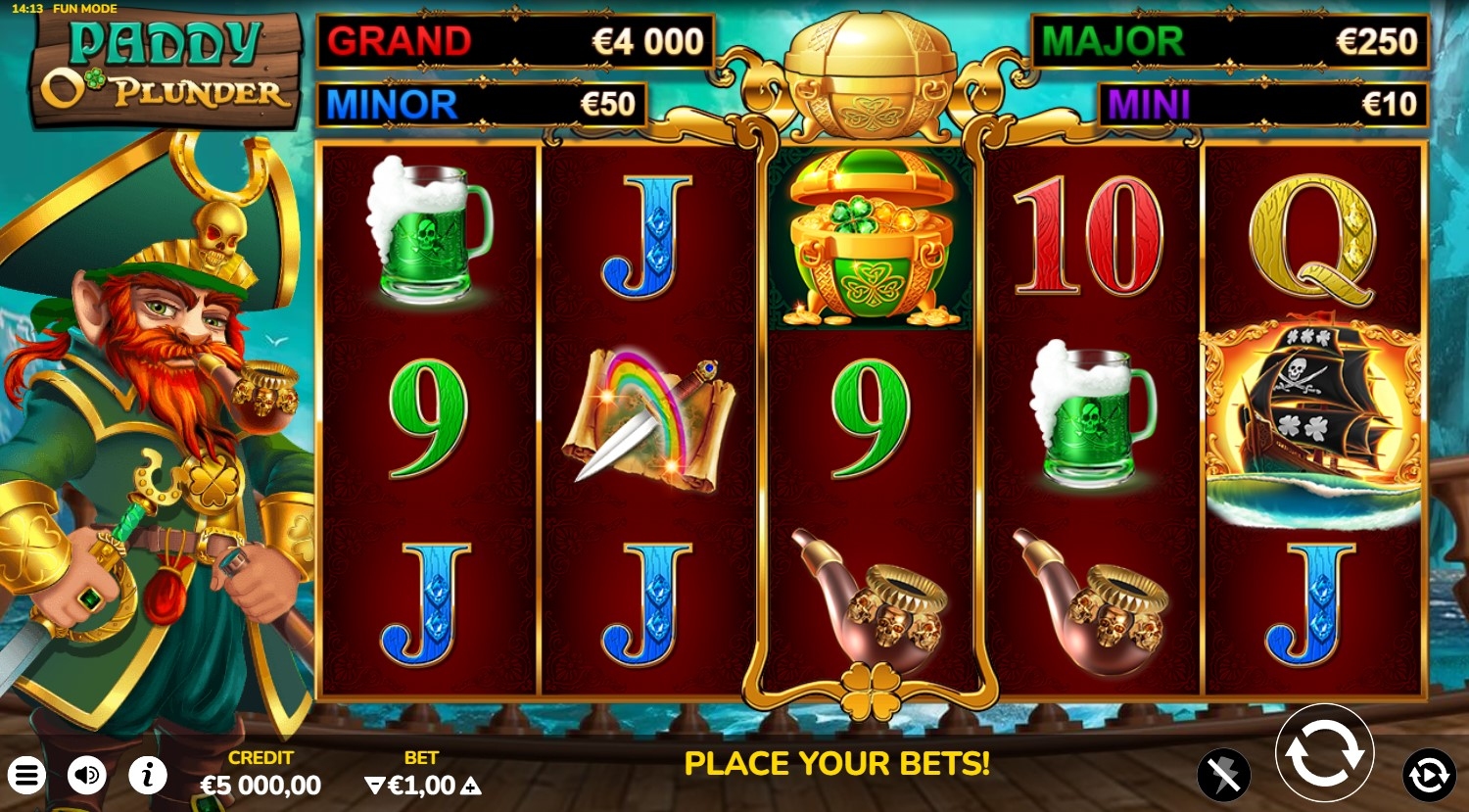Paddy O'Plunder Slot Gameplay
