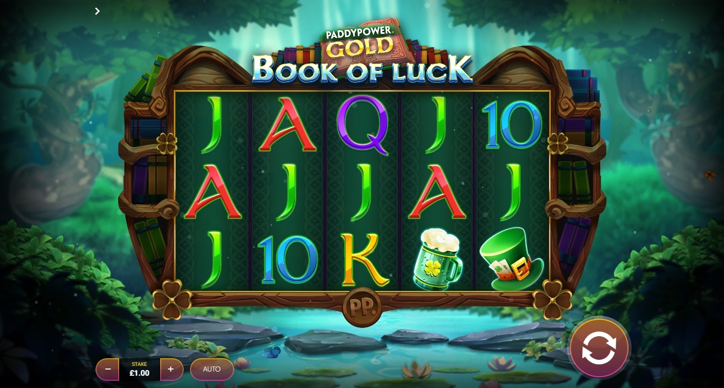 Paddy Power: Gold Book of Luck Slot Gameplay